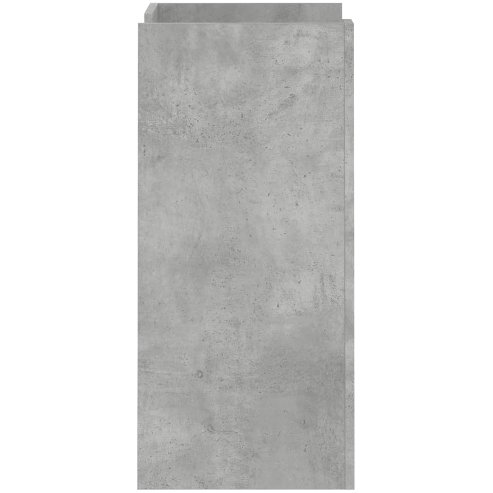 vidaXL 4 Shelf Concrete Grey Sideboard Image 5