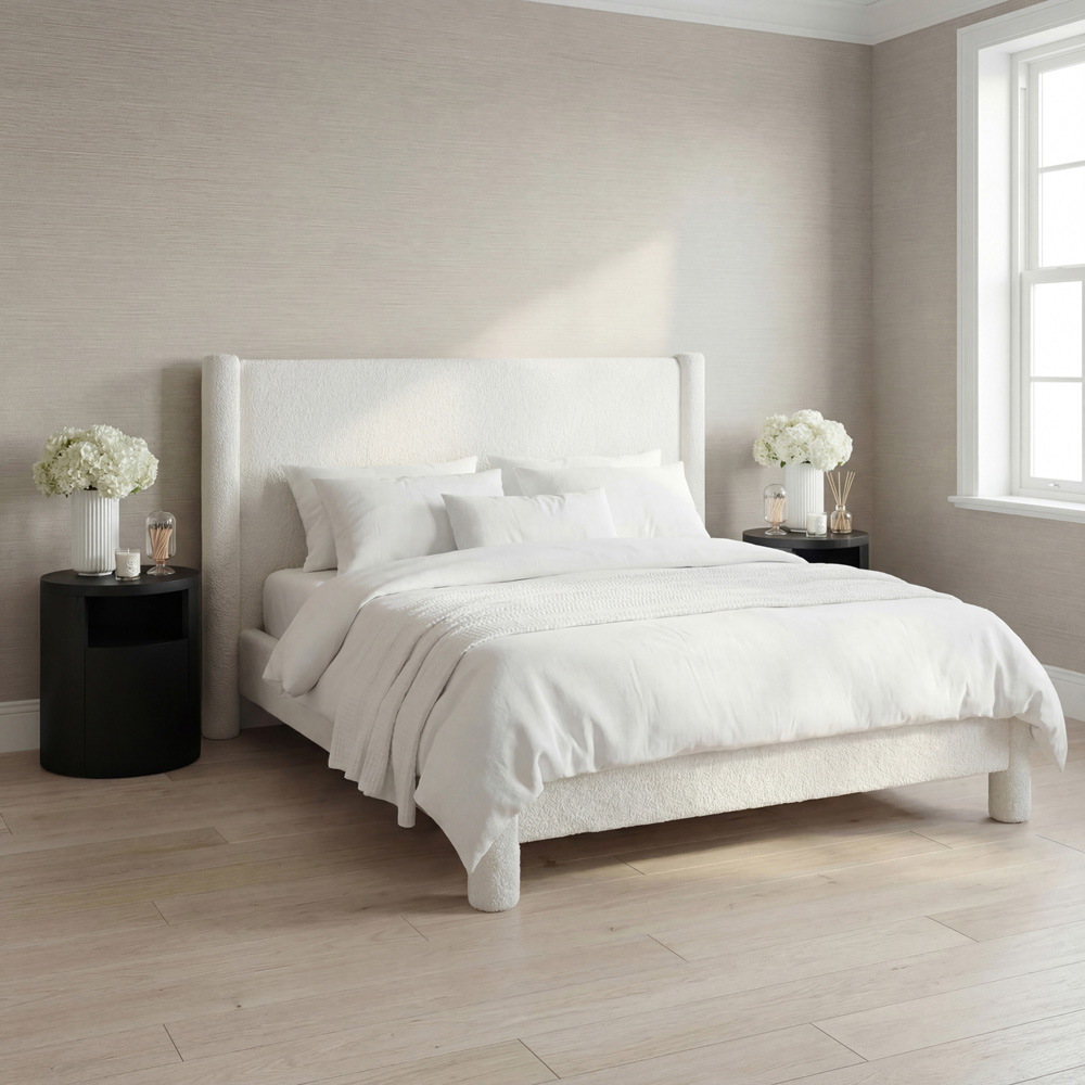 LPD Home Dena Snow King Size Bed Image 4