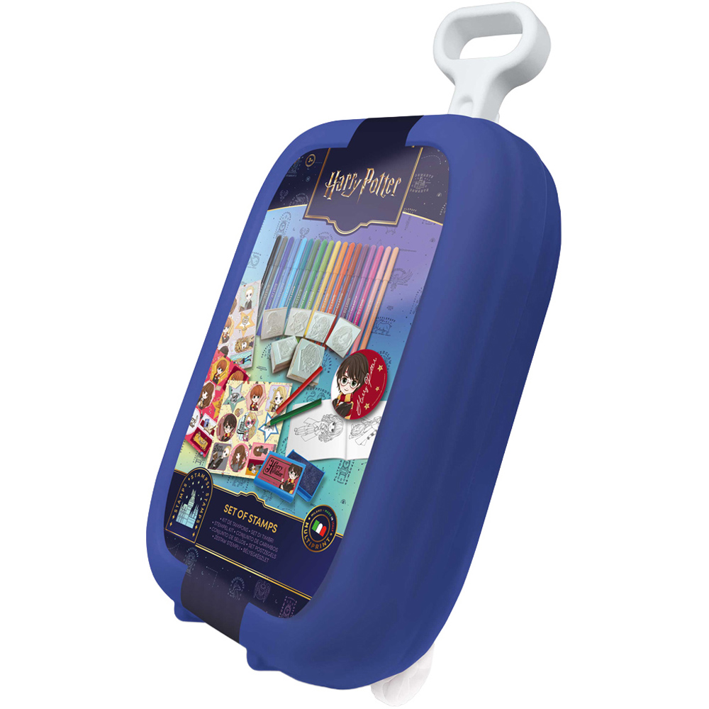 Multiprint Harry Potter Kids Colouring and Stamp Trolley Set Image 1