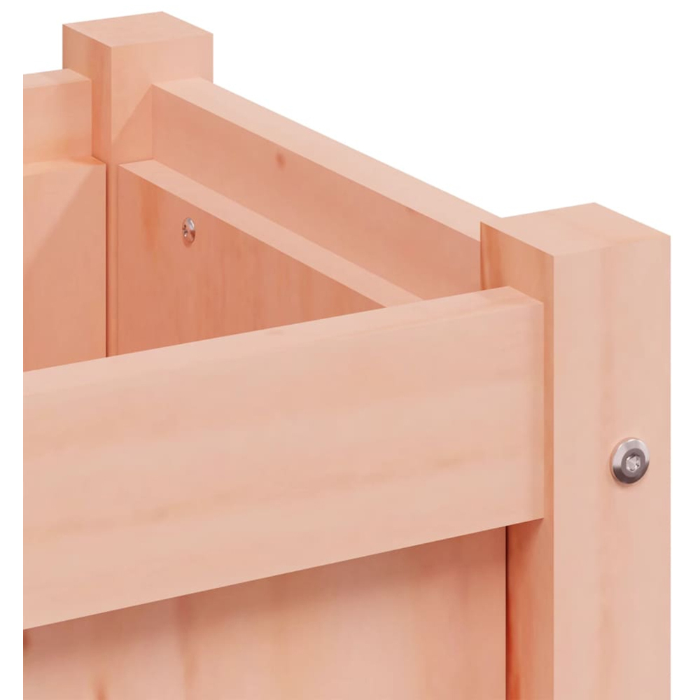 vidaXL Natural Douglas Wood Garden Planter 70 x 31 x 70cm Image 8