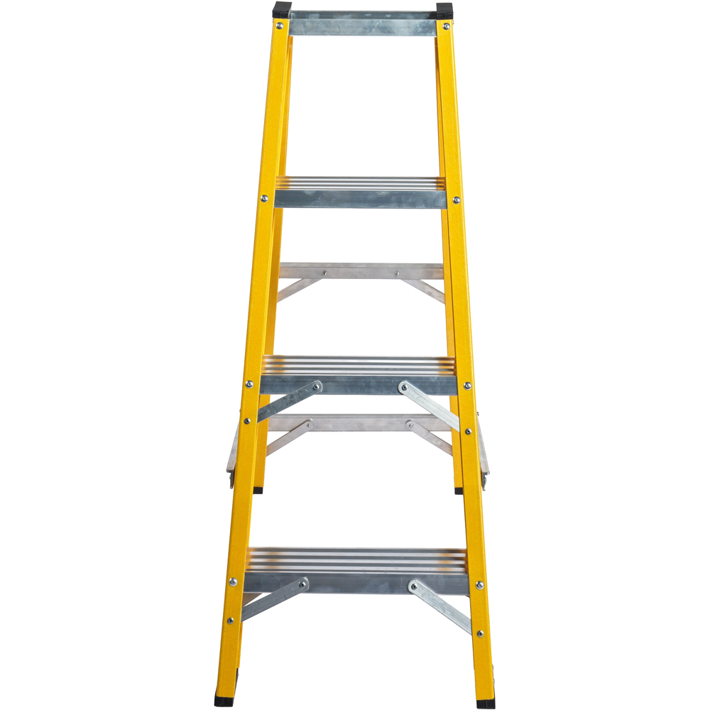 Lyte Ladders and Towers MagnaStep 4 Tread Glassfibre Swingback Step Ladder Image 2