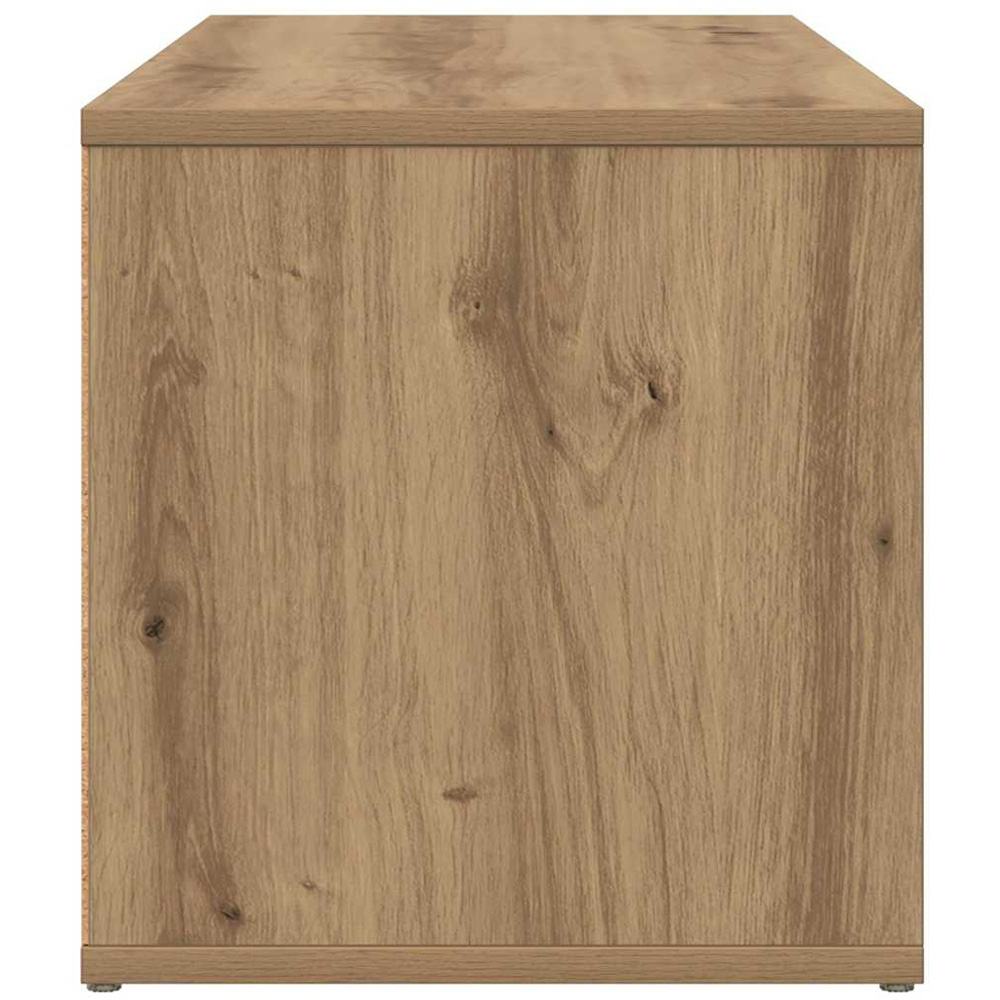 vidaXL Single Door 2 Drawer Artisan Oak TV Cabinet Image 6