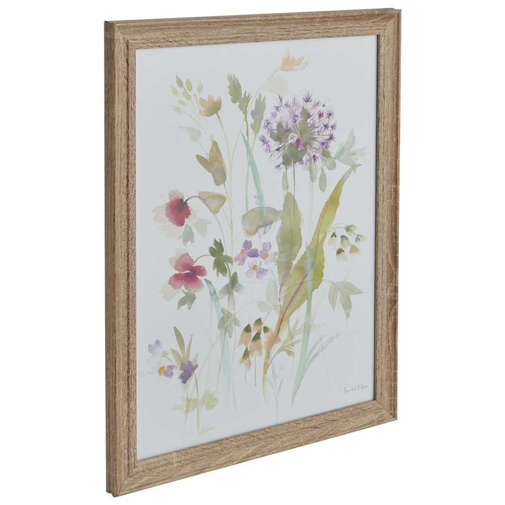 Wilko Water Colour Floral Framed Print 35 x 45cm Image 2