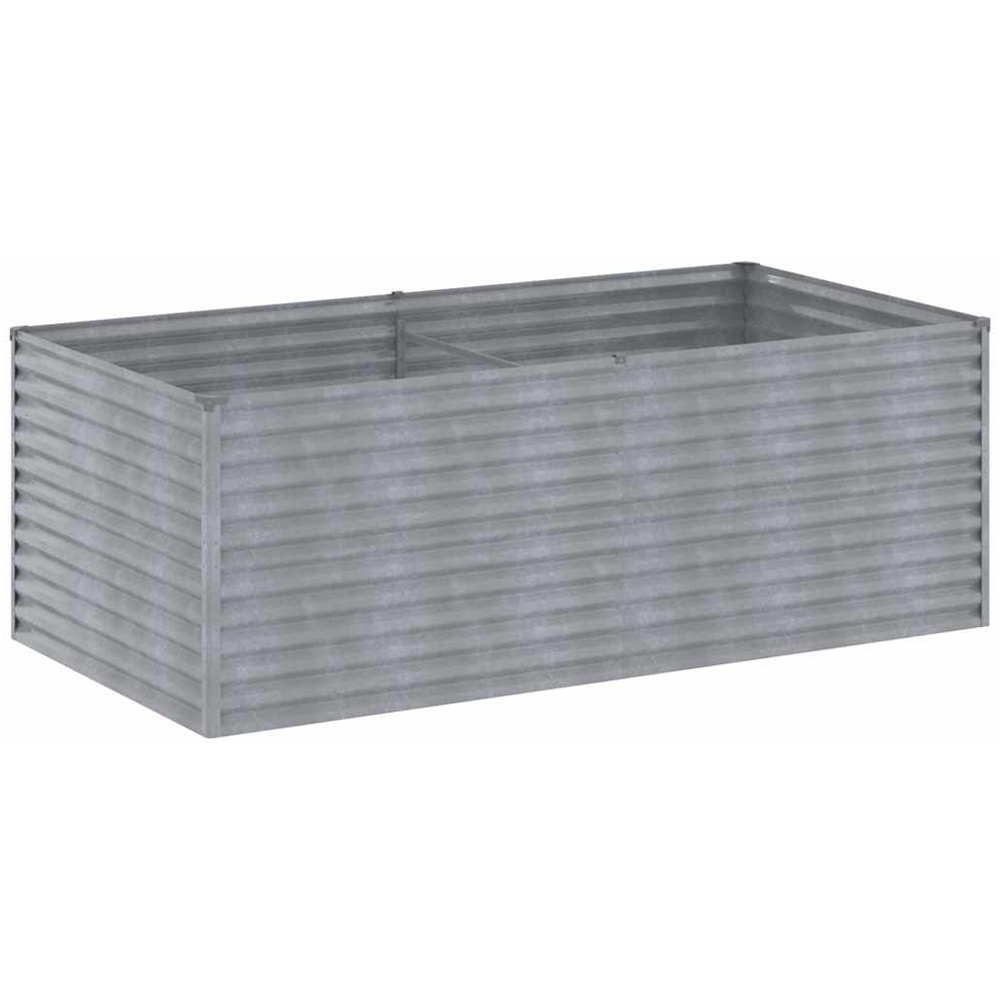vidaXL Brown Corten Steel Raised Garden Bed 69 x 196 x 100cm Image 3