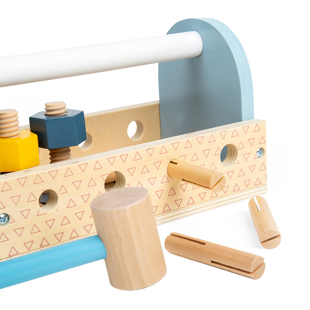 Bigjigs Toys Wooden My First Tool Box Multicolour Image 6