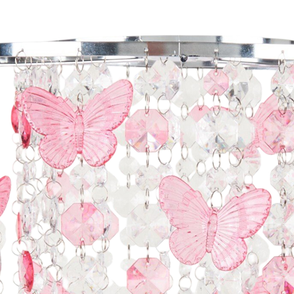 Butterfly Pendant Light Pink Image 5