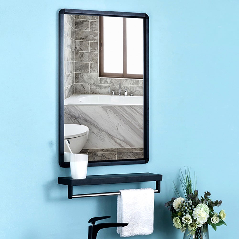 Living and Home Square Wall Mounted Make-up Mirror 70 x 50cm Image 6