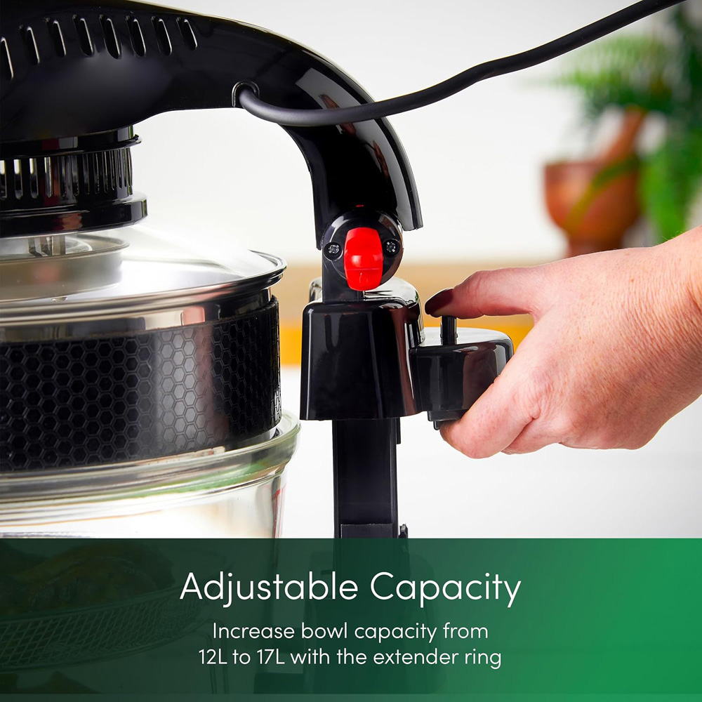 Emperial 17L Digital Halogen Oven Cooker with Extender Ring and Accessories Image 5