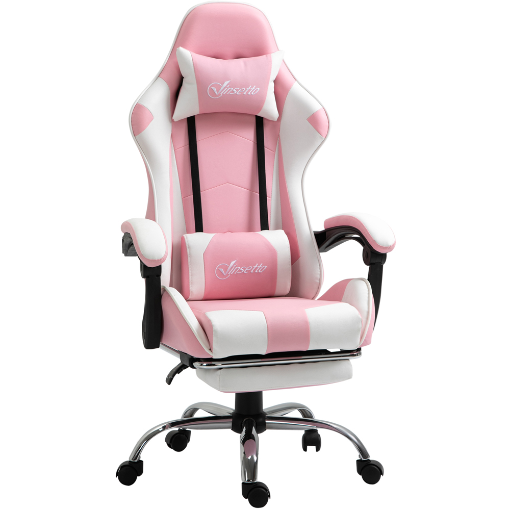 Portland Pink Faux Leather Swivel Gaming Chair Image 2