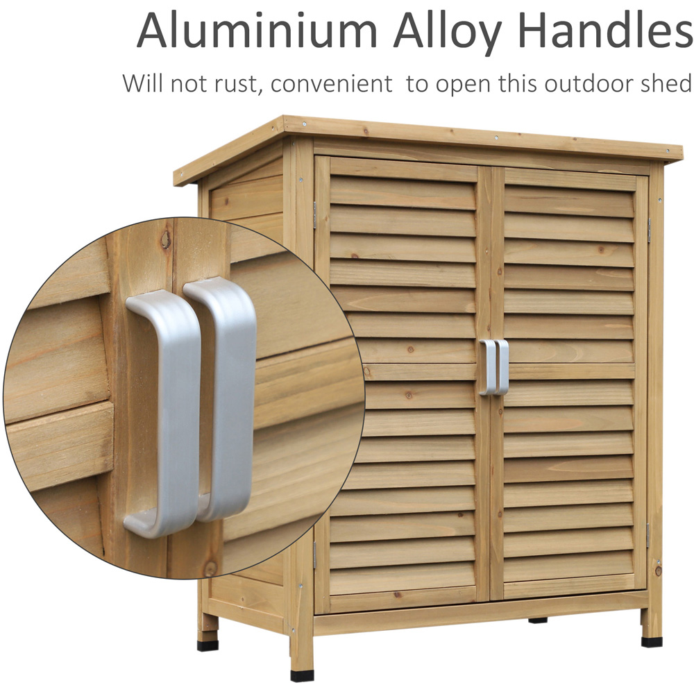 Outsunny 3 x 1.5ft Wooden Garden Shed Image 7