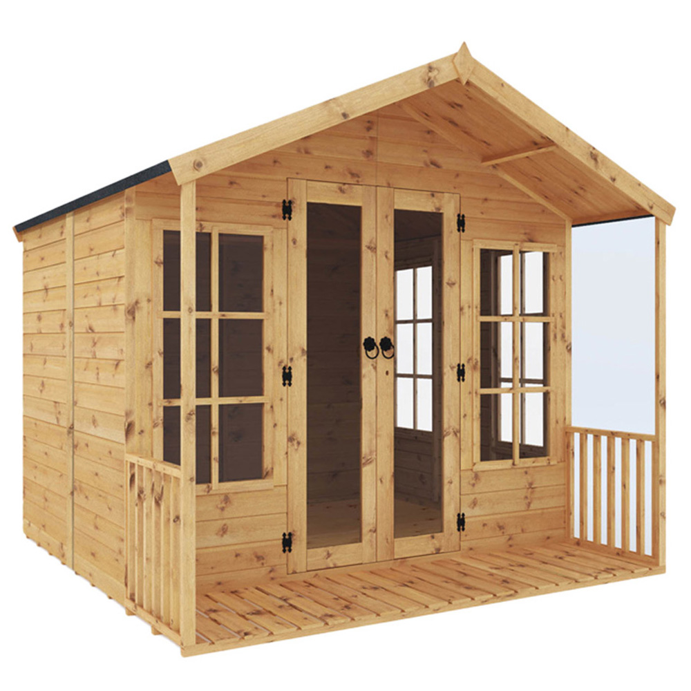 Mercia 8 x 8ft Double Door Premium Traditional Summerhouse Image 1