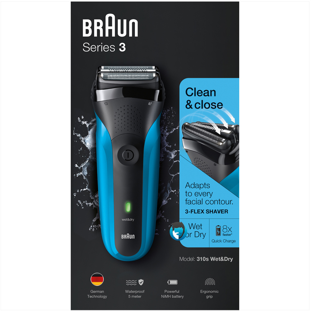 Braun Series 3 310 Electric Shaver Black Image 3