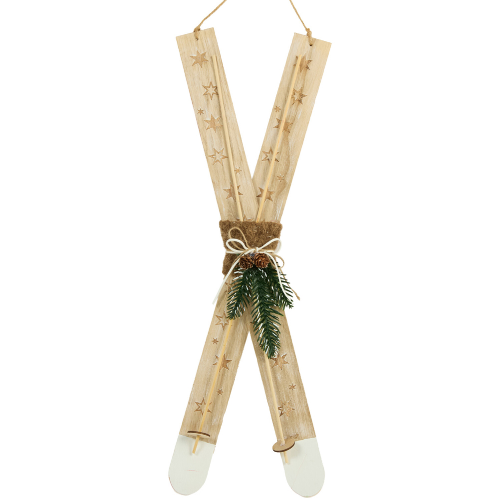 Scandi Ski Hanging Decoration Image 3