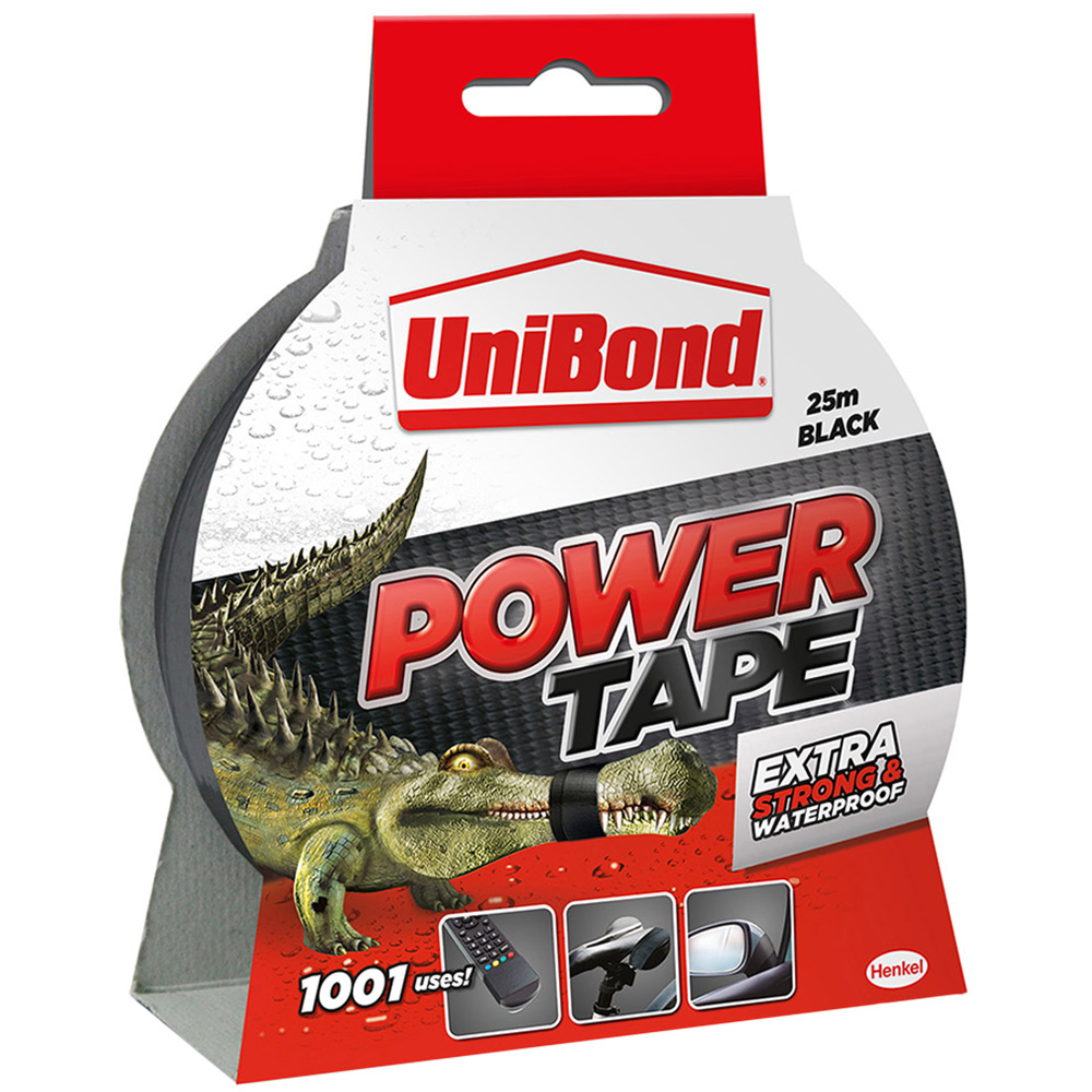 UniBond DIY Black Power Tape 25m Image 1
