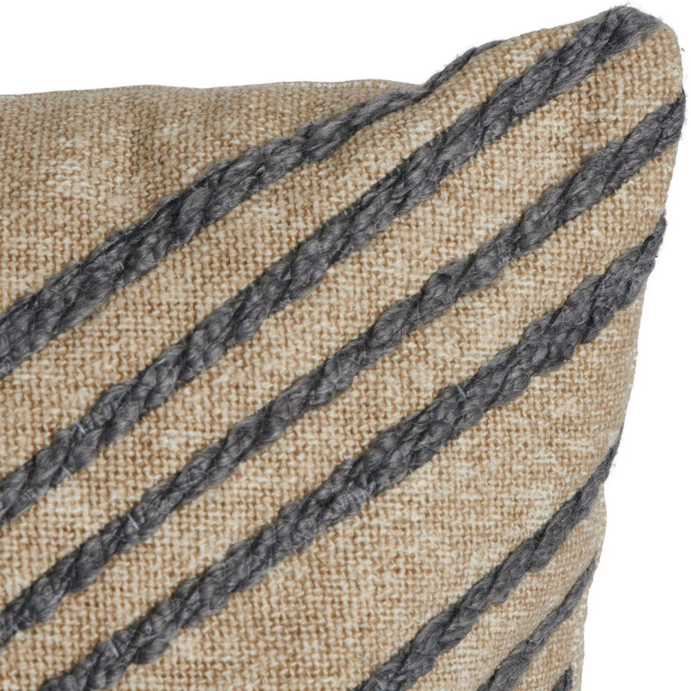 Wilko Wove Splice Stripe Cushion 43 x 43cm Image 3