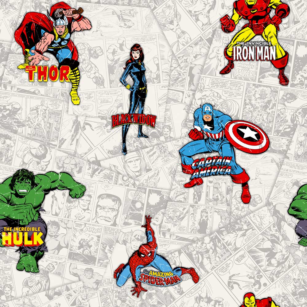 Muriva Marvel Heroes Wallpaper Image 1