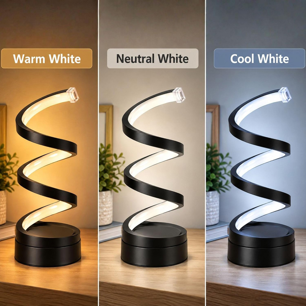 Marco Paul LED Spiral Table Lamp Image 4