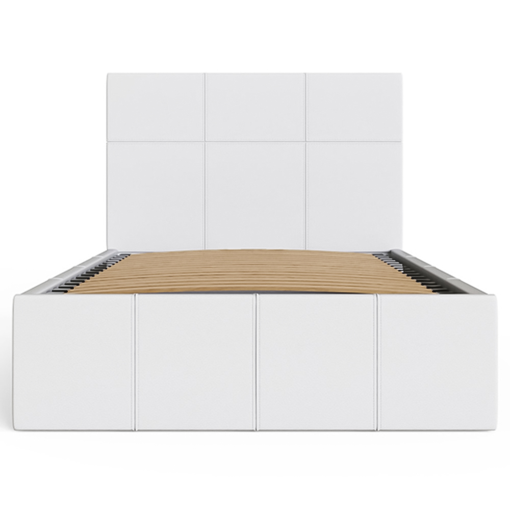 GFW Single White Side Lift Ottoman Bed Image 5