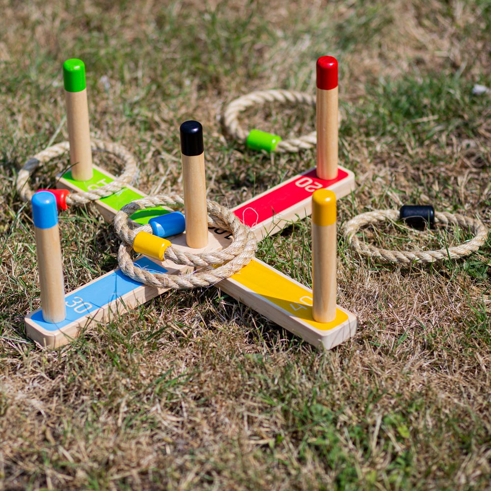 Bigjigs Toys Kids Wooden Quoits Game Image 2
