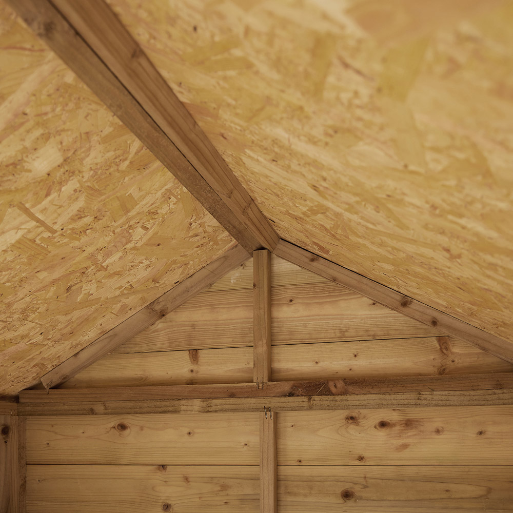 Rowlinson 4 x 4ft Shiplap Apex Shed Image 6