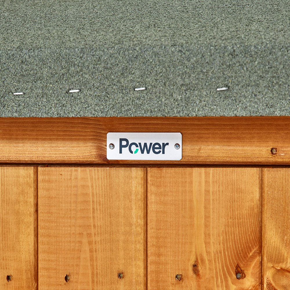 Power 4 x 8ft Pent Double Door Potting Shed Image 3