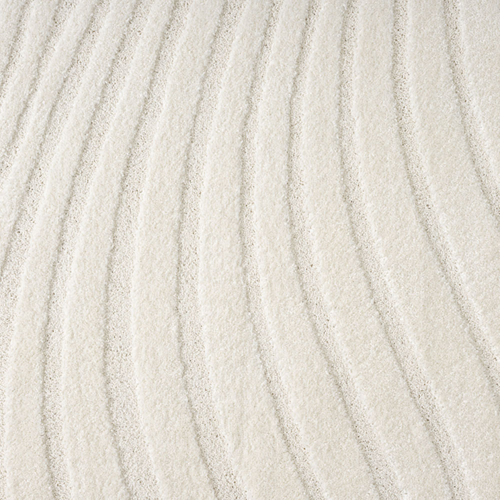 Desire Rugs Aya Cream Embossed Waves Rug 200 x 290cm Image 5