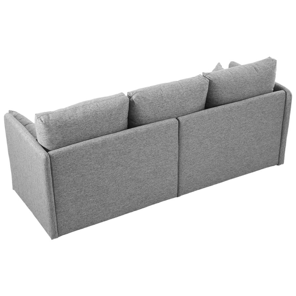 H&O Direct 3 Seater Grey Sofa Bed Image 4