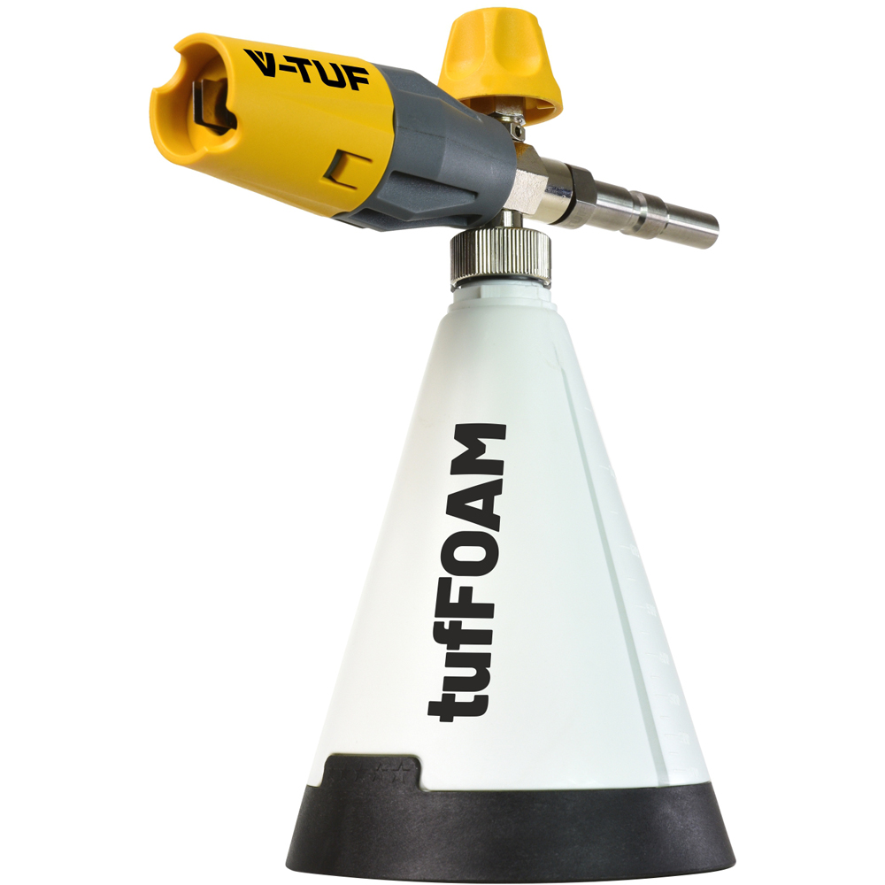 V-TUF tufFOAM KTQ MALE QR Corrosive Resistant Cannon with 1 Litre Bottle Image 1