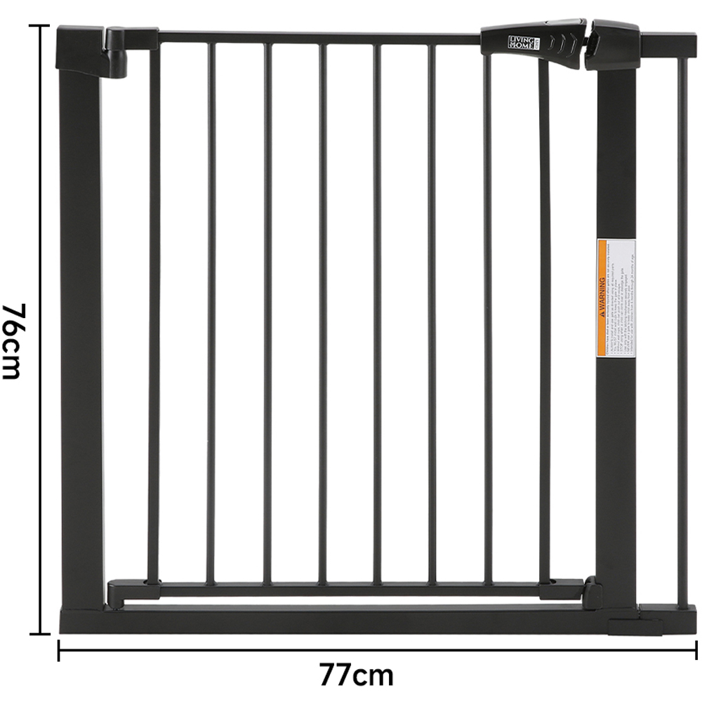 Living and Home Pressure Fixed Stair Safety Gate Image 9