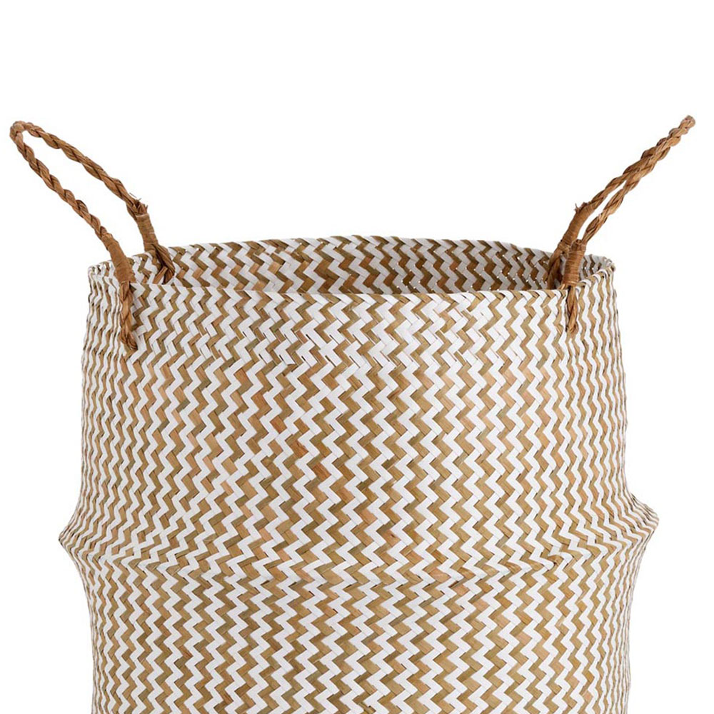 Wilko Seagrass Basket White Medium Image 4