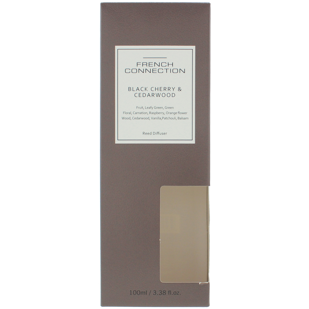 French Connection Bamboo Collection Black Cherry and Cedarwood Reed Diffuser 100ml Image 3