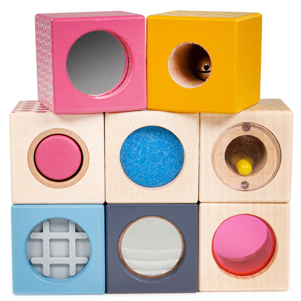 Bigjigs Toys FSC Sensory Blocks Multicolour Image 3