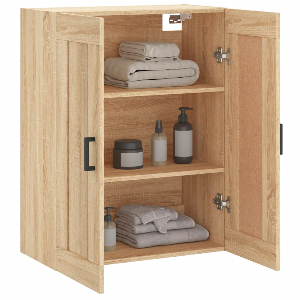 vidaXL 2 Door Sonoma Oak Wall Mounted Cabinet Image 5