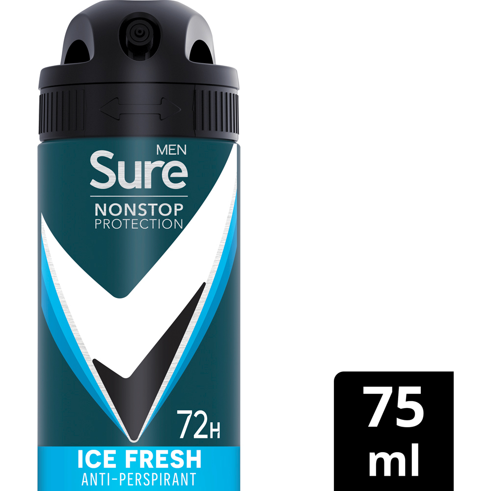Sure Invisible Ice Compressed Antiperspirant Deodorant 75ml Image 2