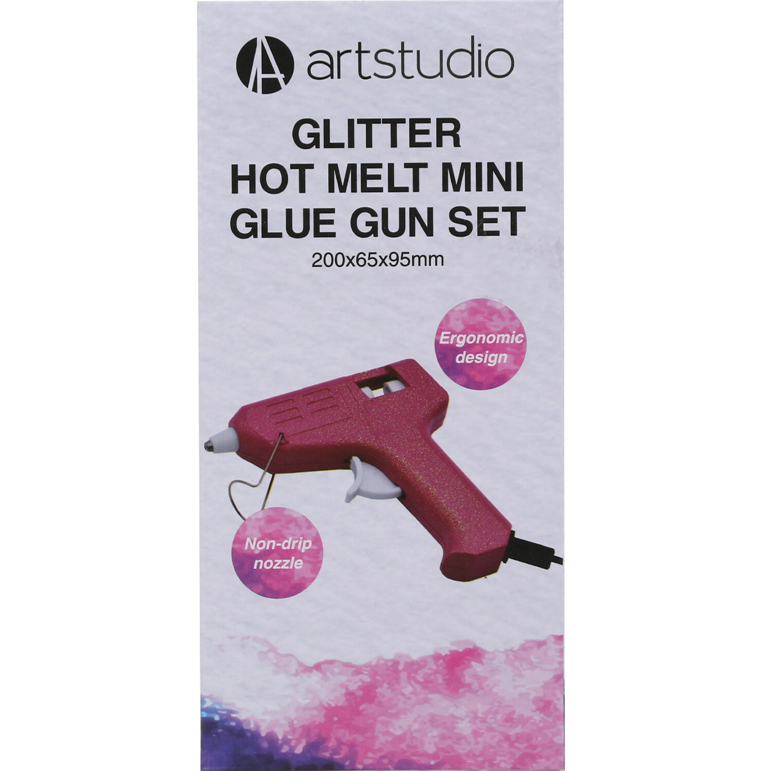 Art Studio Glitter Mini Hot Melt Glue Gun Image