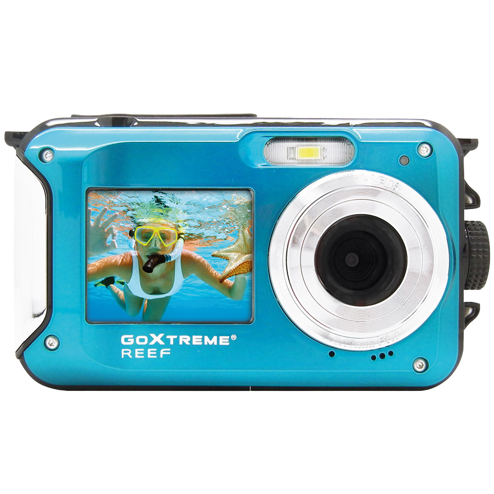 Easypix GoXtreme Blue Dual Screen Waterproof Reef Camera Image 2