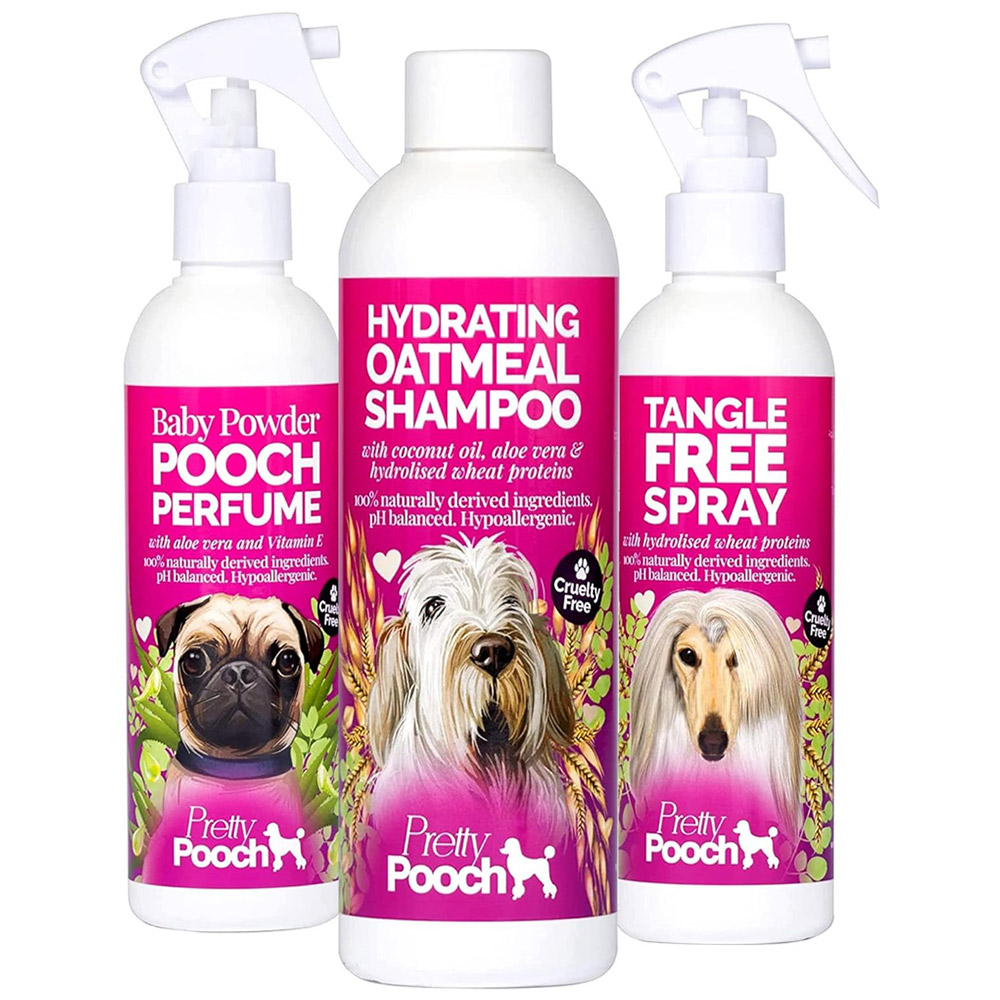 Pretty Pooch Fluffy and Fabulous Gog Grooming Kit 3 Piece Image 1