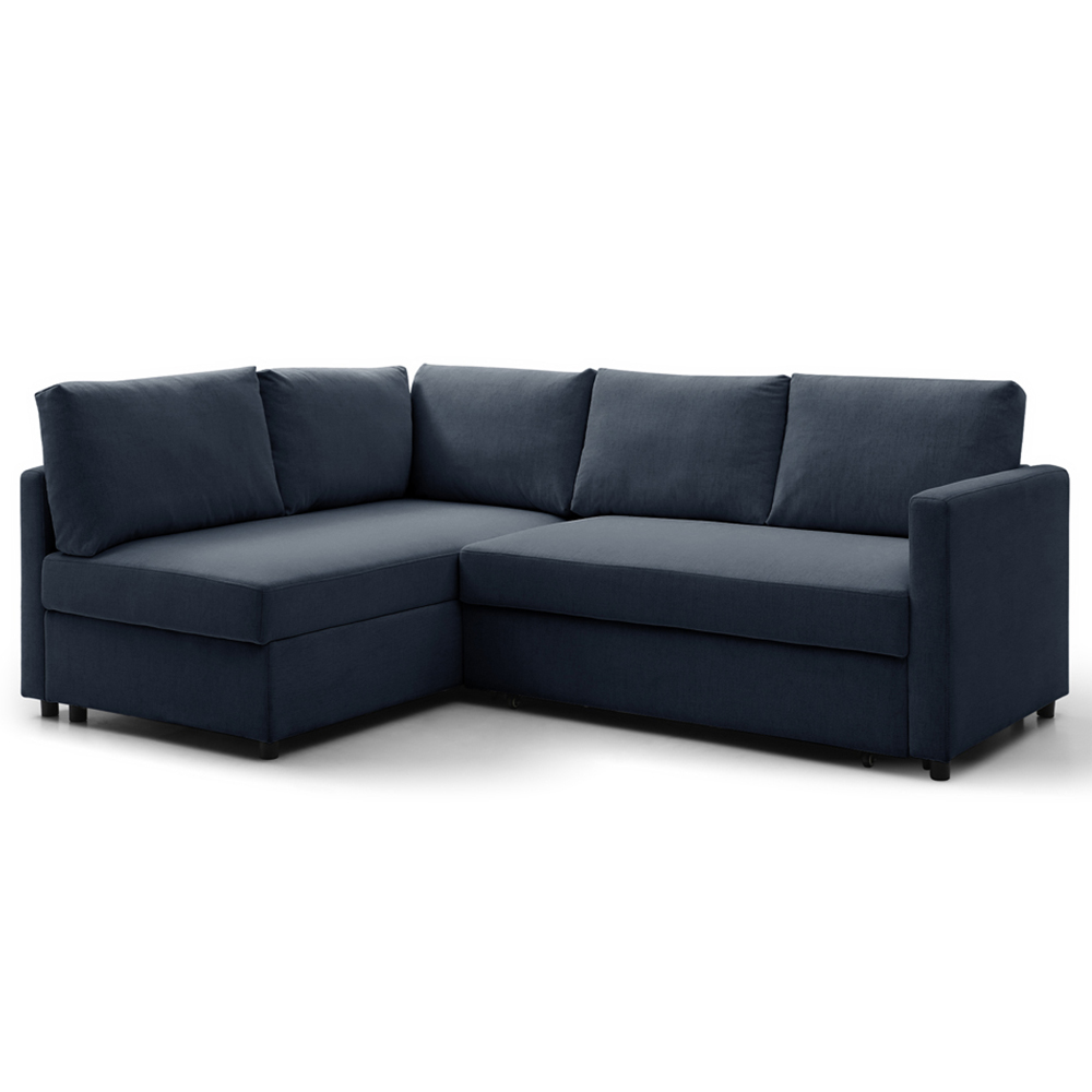 Clare 4 Seater Navy Corner Sofa Bed Image 3