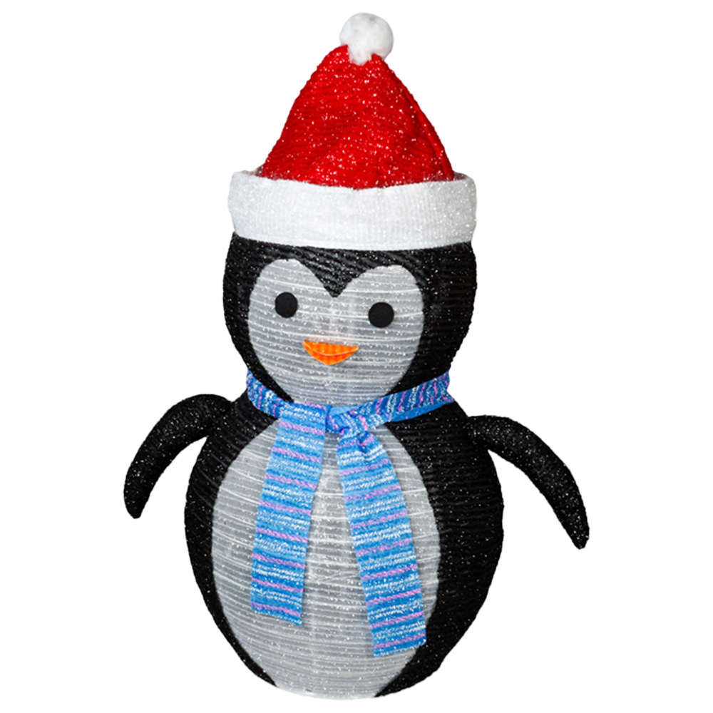 St Helens LED Multicolour Light Up Penguin 70cm Image 2