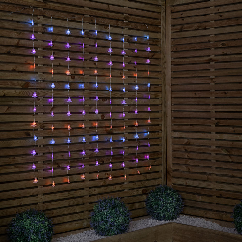 Samuel Alexander FlexiBrights 108 Rainbow LED Christmas Tree Curtain Lights 1.2 x 1.2m Image 5