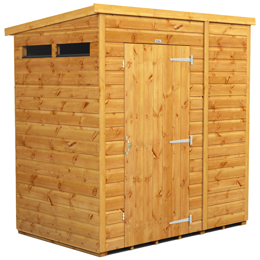 Power Sheds 6 x 4ft Pent Security Shed Image 1