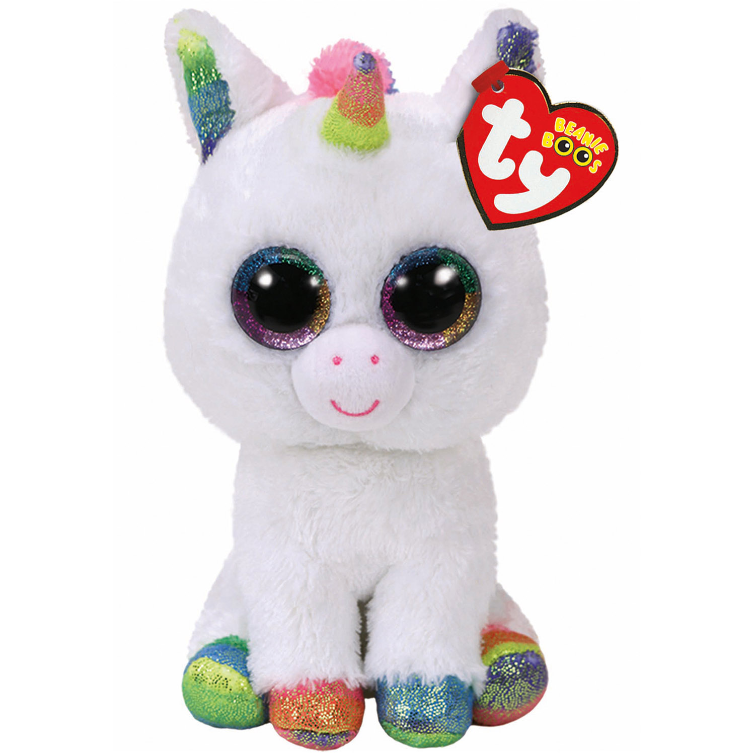 Ty Beanie Boo Pixy the Unicorn Buddy Soft Toy Image