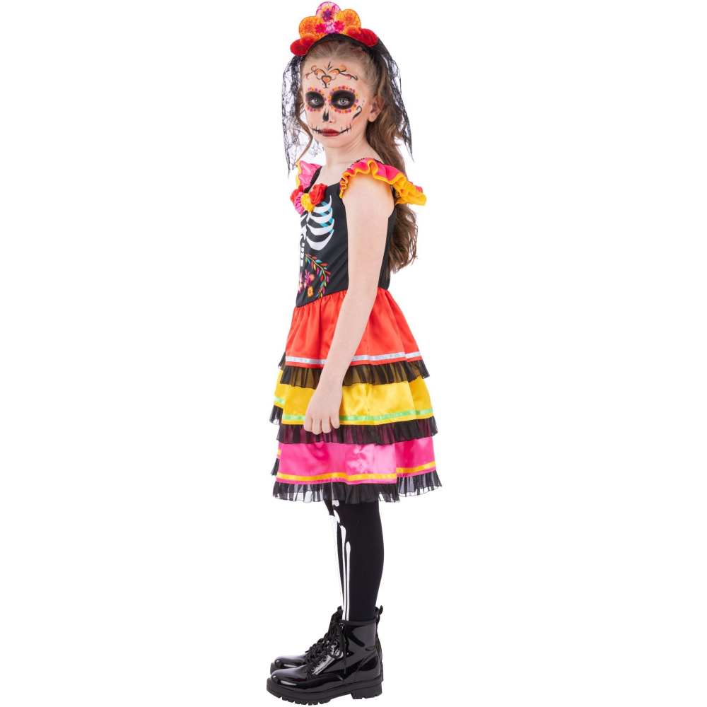 Rubies Kids Day of The Dead Fiesta Halloween Costume 4-6 Years Image 3