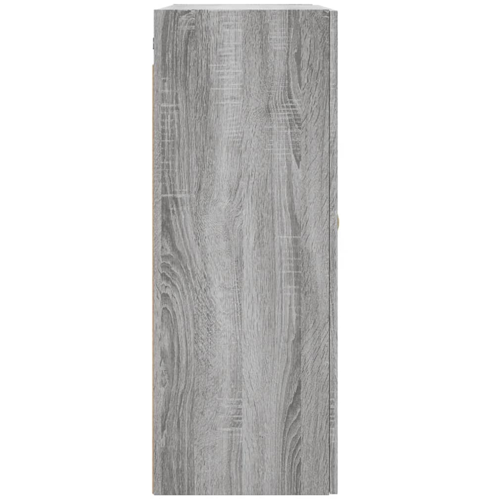 vidaXL 2 Door Grey Sonoma Wall Mounted Cabinet Image 6