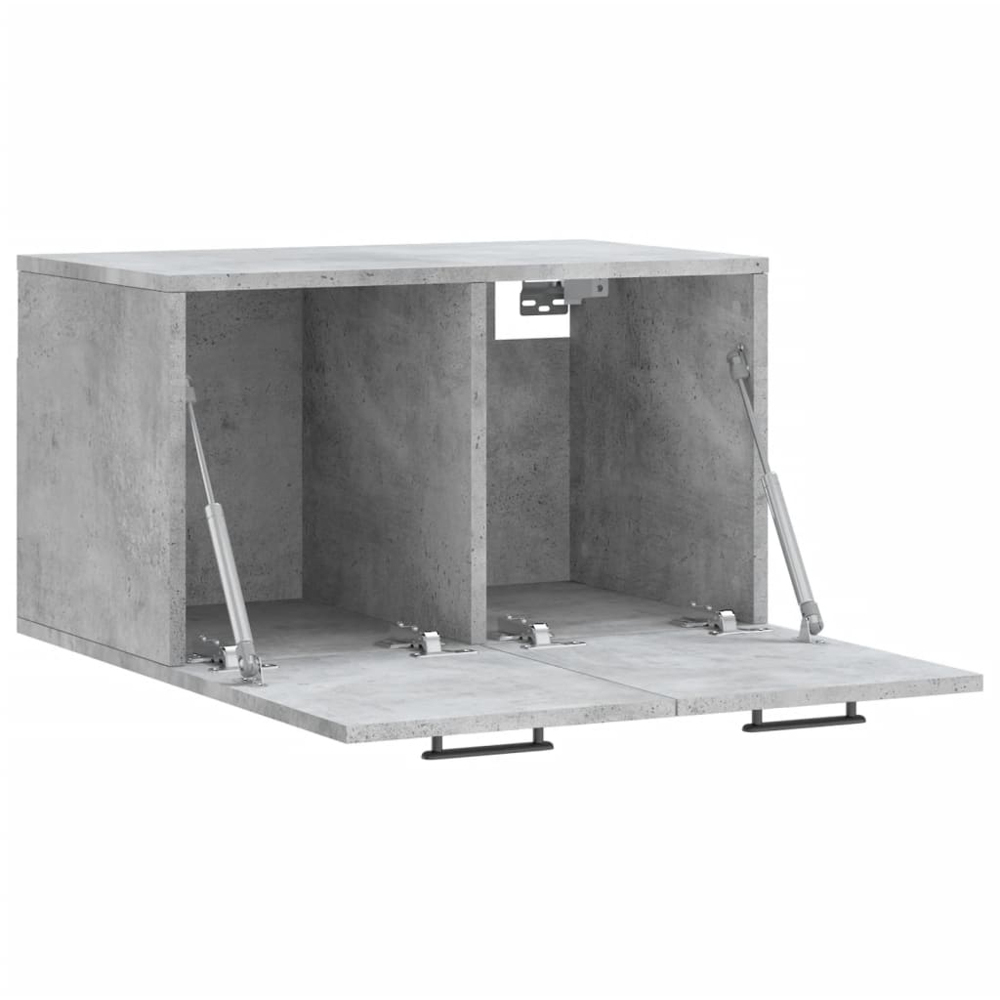 vidaXL 2 Door Concrete Grey Wall Cabinet Image 6
