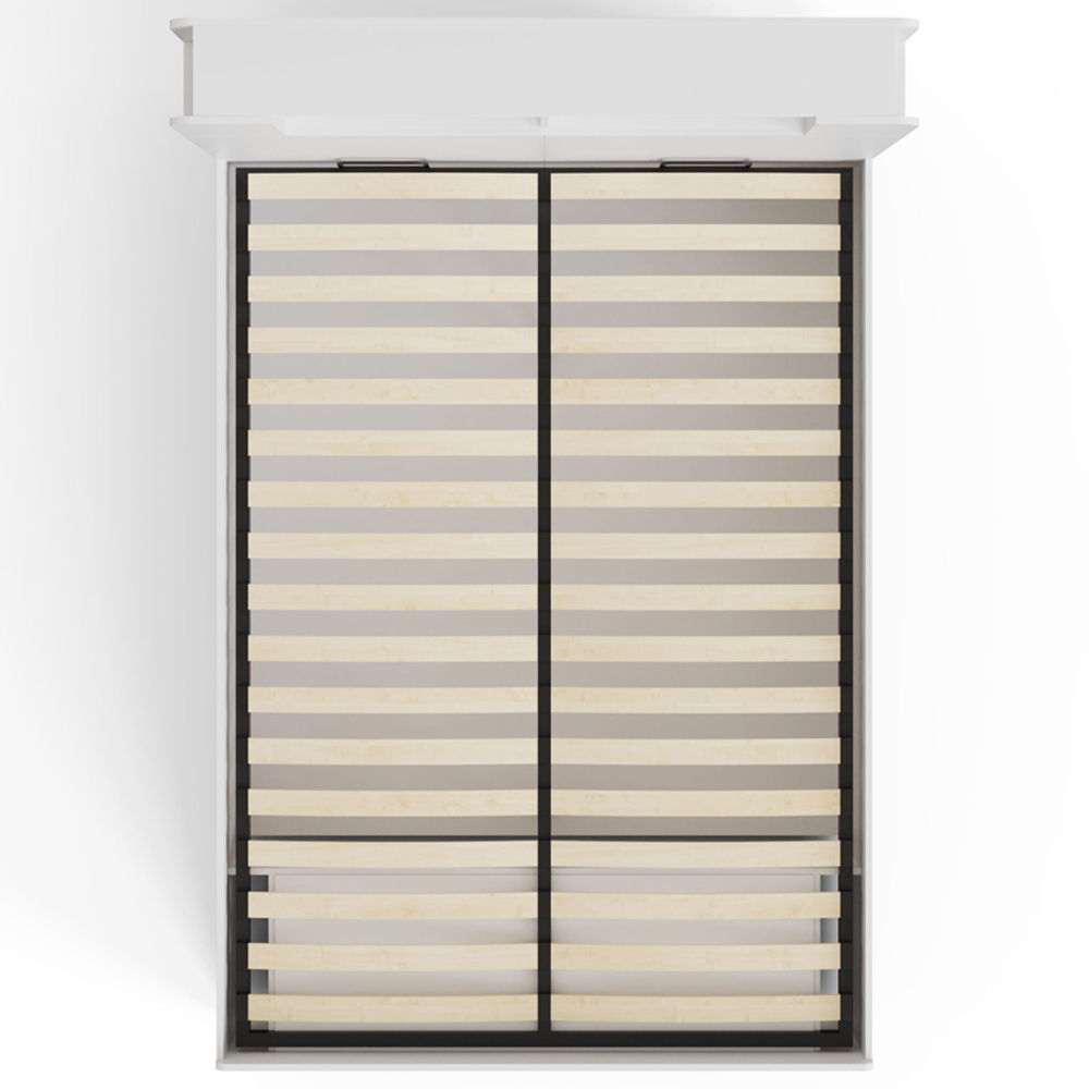 GFW Anya Double White Wooden Ottoman Bed with SC Pocket Sprung Mattress Image 3