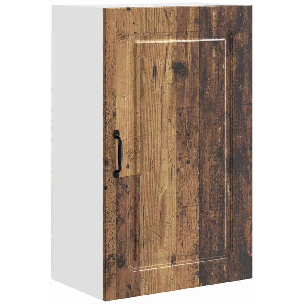 vidaXL Kalmar Single Door Old Wood Wall Kitchen Cabinet Image 2