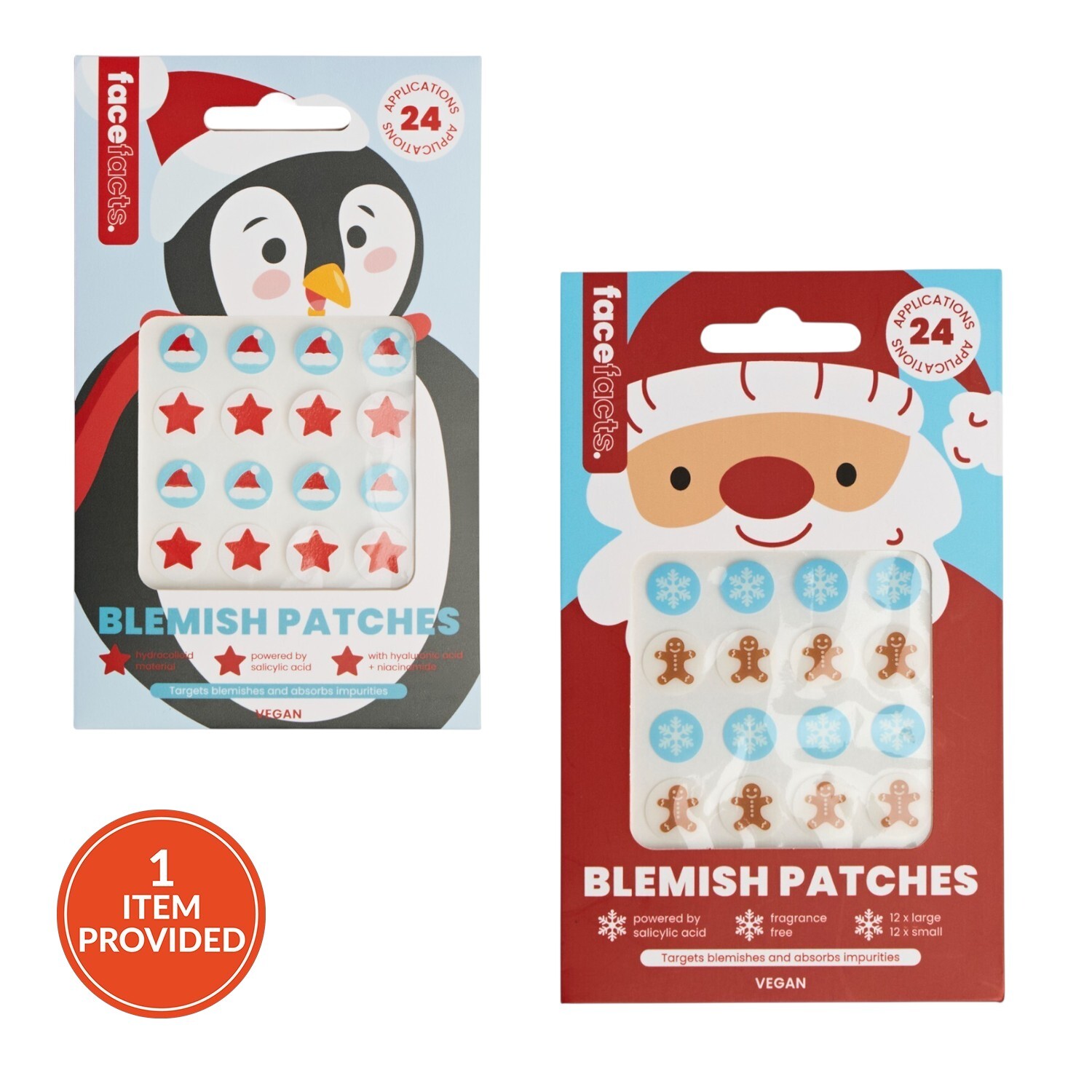 Face Facts Christmas Blemish Patches Image 1