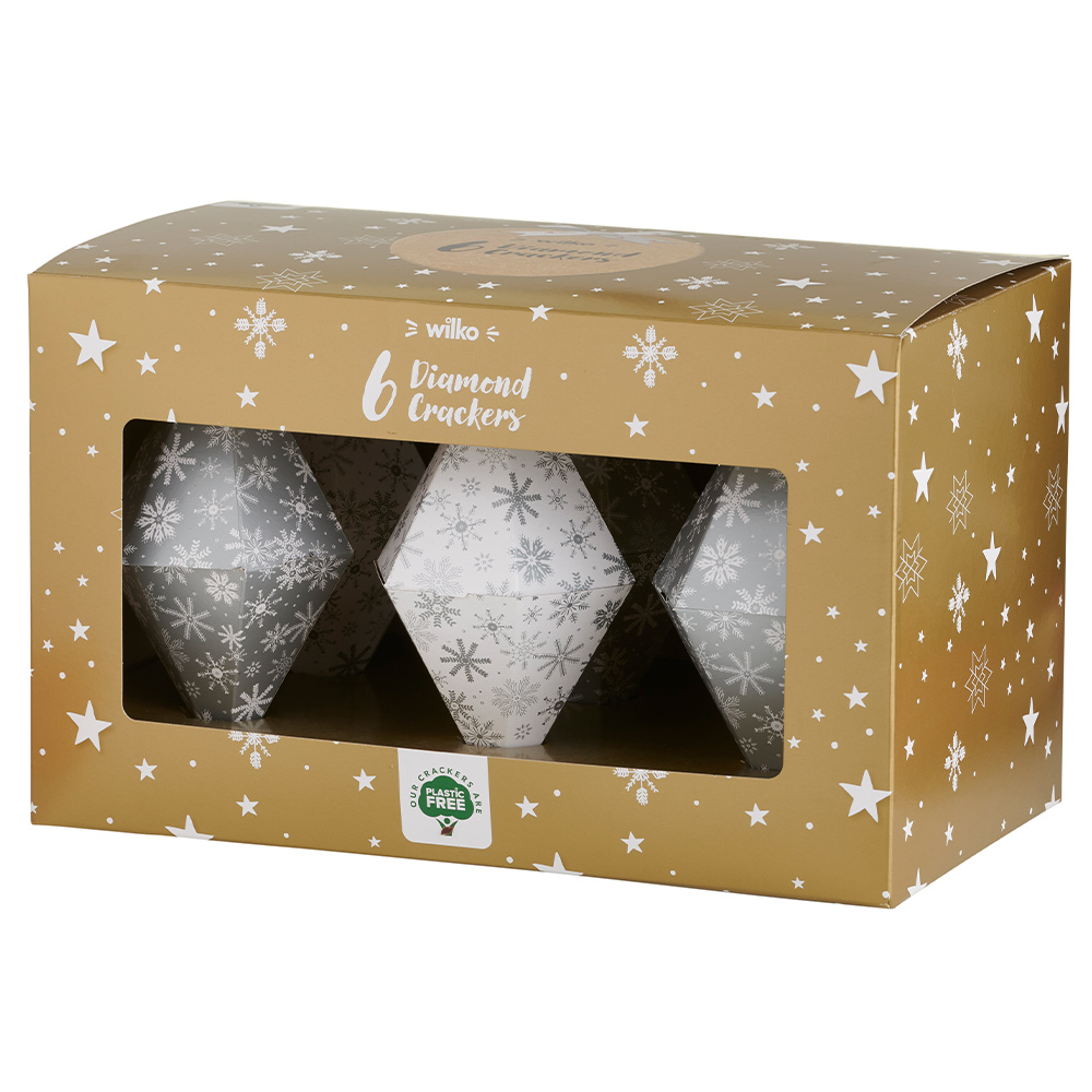 Wilko 6 Pack First Frost Diamond Crackers Image 2