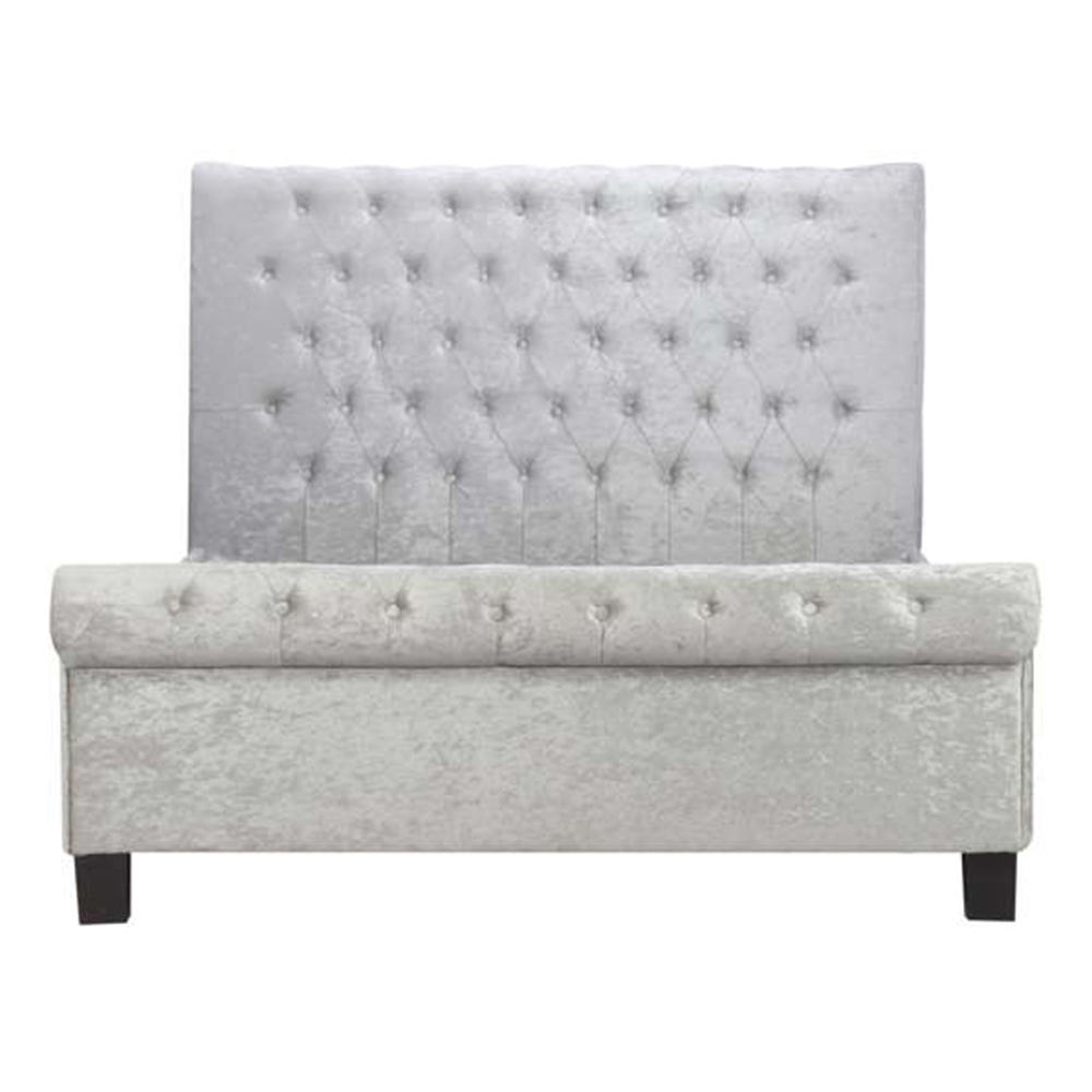 Sienna Small Double Grey Bed Frame Image 5